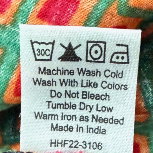 House of Harlow 1960 Short Ruffle Flutter Sleeve Meadow Pink Print Size Medium - Picture 7 of 8